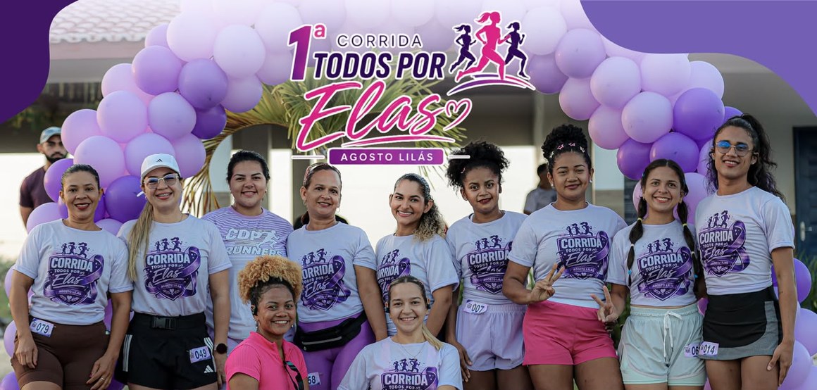 1ª Corrida Por Elas mobiliza Concórdia do Pará na luta pelo fim da violência contra a mulher
